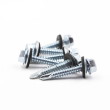 China Hex Self-Drilling Screws with EPDM Washer DIN7504K Zinc Manufactory