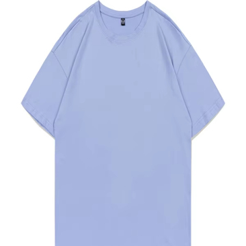 เสื้อยืดผ้าฝ้ายสีทึบยาว DIY สำหรับชายหนุ่มและหญิง