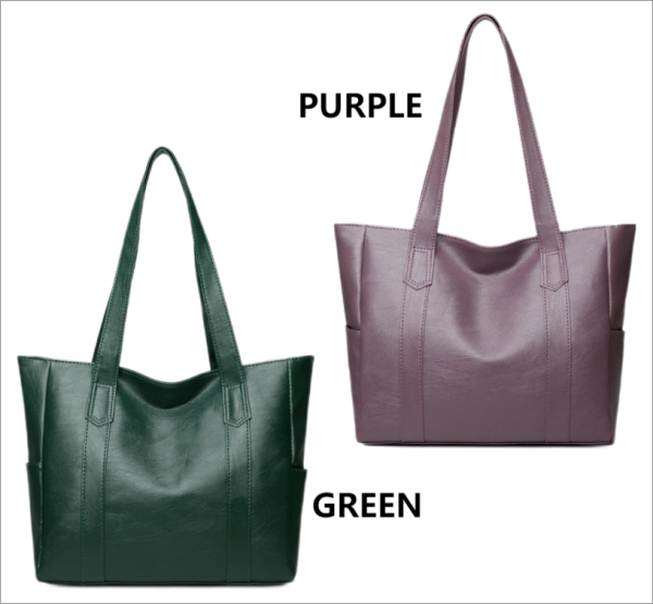 Fashionable PU tote bag for women