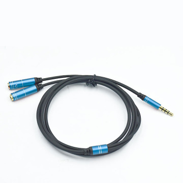 Wholesale 3.5mm to Two Female 3.5mm Audio Adapter Cables: Powerful Factory Solutions