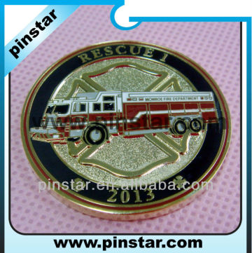 Fire department rescue badge