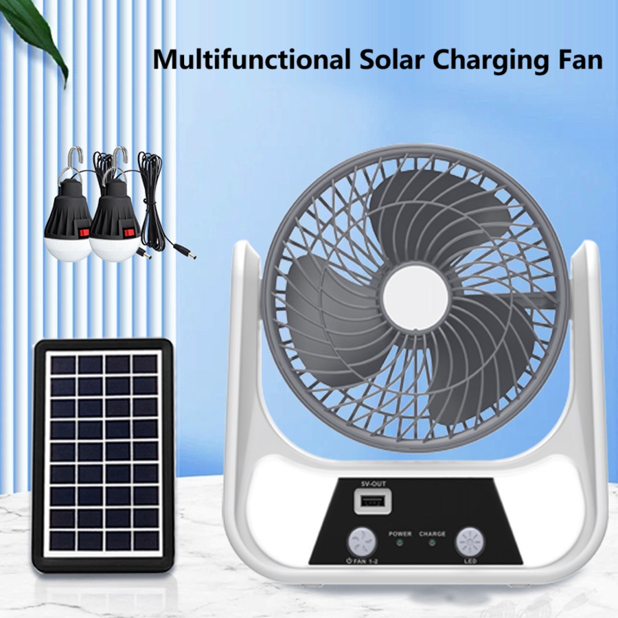 solar electric fan