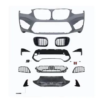 Exterior Parts for X4 G02 2019-2021 to X4M 2022 - Front Bumper, Grille, Rear Diffuser, Tail Pipes, Car Body Kit