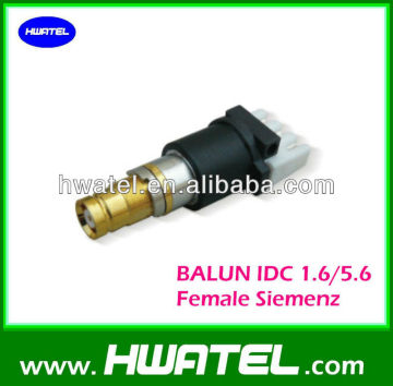 75 ohm to 120 ohm balun converter IDC Krone and 1.6/5.6 simenz