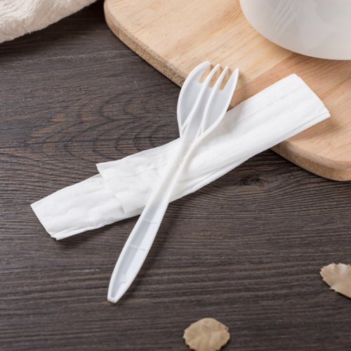 Plastic White Fork Spoon Color Disposable PP Plastic Fork for Fast Food