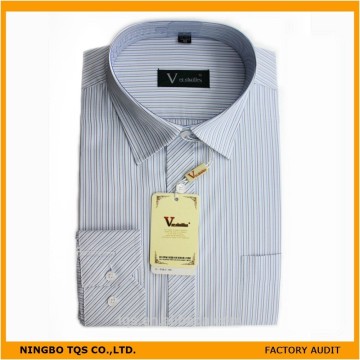 Stripes Business and Casual Men Shirt