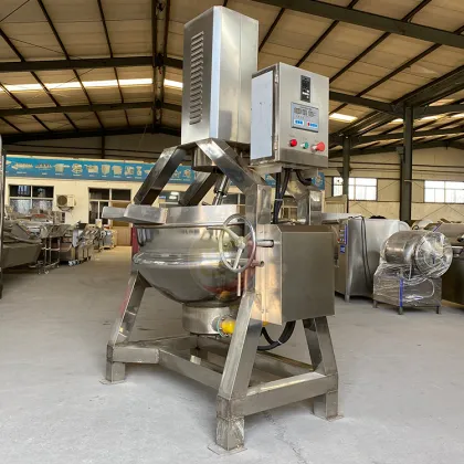 ORME Big Stainless Steel Fully Automatic Planetary Fry Wok Cook Mixer Machine