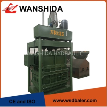 Enfardadeira compactadora de papelão para reciclagem de papel e plástico