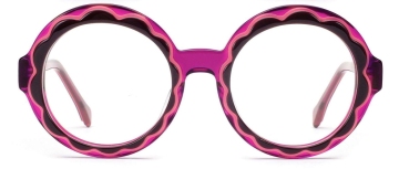 Belieye Fancy Big Round Circle Limanation Acetate Glasses Frames