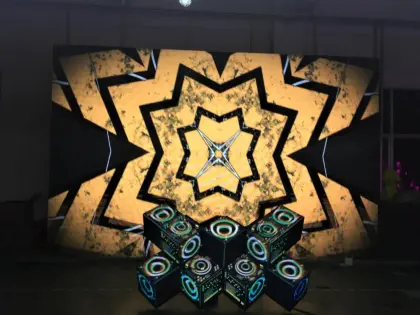 P5 LED DJ Console Display Magic Square