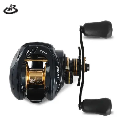 LB3000 MAX Drag 6kg, 7.2:1 Ratio Heavy Duty Baitcasting Fishing Reels
