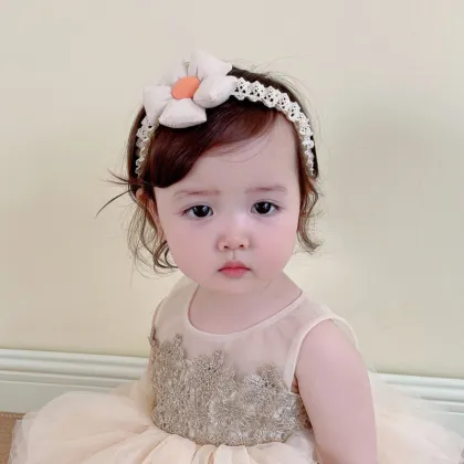 Wholesale Kids Hair Accessory Flower Headband for Newborns