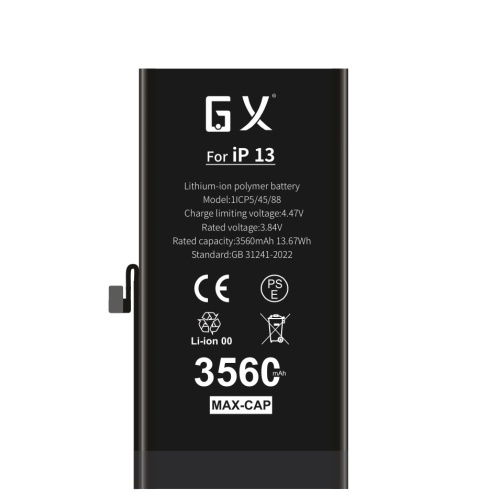 GX az Apple 13 -hoz, nagy kapacitású akkumulátorral