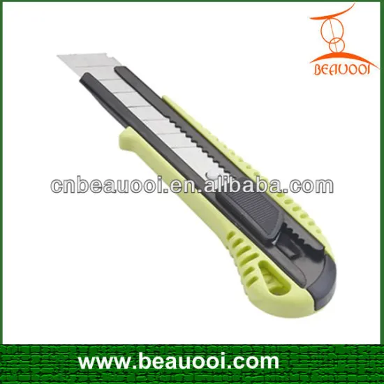 Hot Sale China Small Pocket Knife Plastic Box Cutter Safety Knife