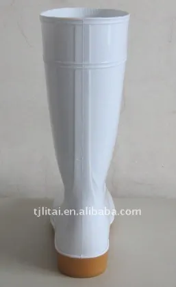 white safety foodstuff boots,fishing boots,kitchen boots,factory boots