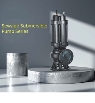 Submersible electric pump for sewage and waste