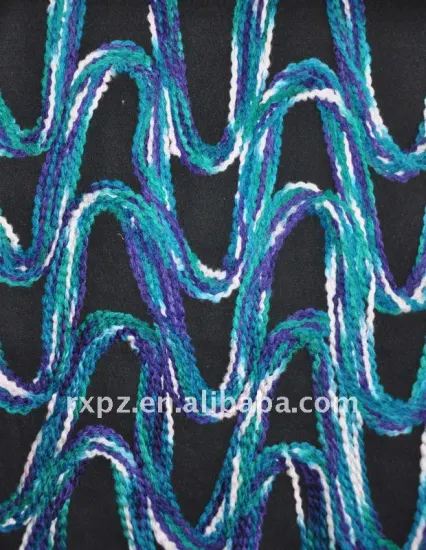 Fashion Embroidered Fabric pure chiffon fabric