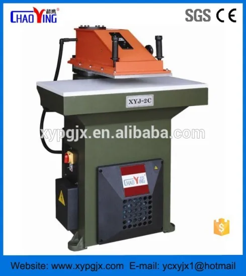 Hot sale hydraulic swing arm die cutting press machine/hydraulic cutting press