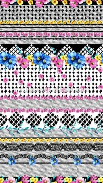 8mm silk chiffon GGT digital print silk fabric