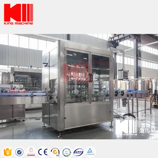 Fast Production Rotary Sauce Bottling Machine for Tomato Paste Filling Line
