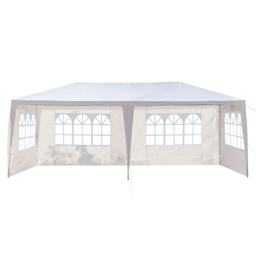 COBIZI Tenda a baldacchino 10x15, resistente pop-up con pareti laterali, impermeabile, facile da installare, con zanzariera, tende istantanei per