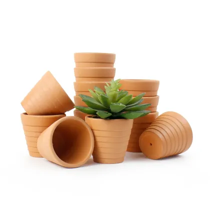 Mini 2-Inch Terracotta Clay Flower Pot