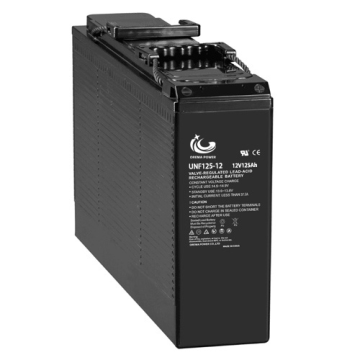 Deep Cycle AGM Battery 12 Volt 125Ah, With Front Terminal, Safe Charge Most Home Appliances for RV,Camping, Cabin, Marine , etc