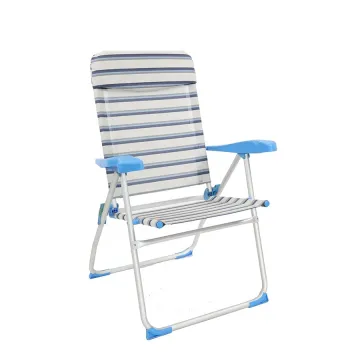 Adjustable Portable High Back Folding Sun Beach Lounge Chair