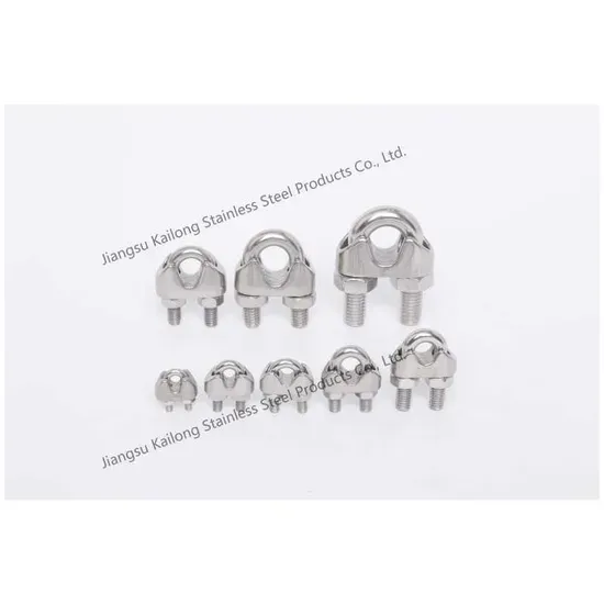 Stainless Steel Wire Rope Clamps