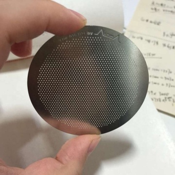 Stainless Steel Metal Mesh Disk Etched Filter Disc for Espresso Coffee Maker