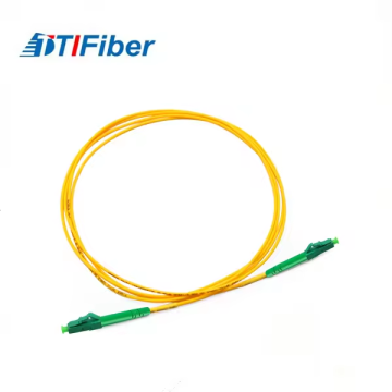 LC / APC to LC / APC Singlemode Simplex G.652D 9/125um PVC 2.0mm 2M Fiber Optic Patch Cord