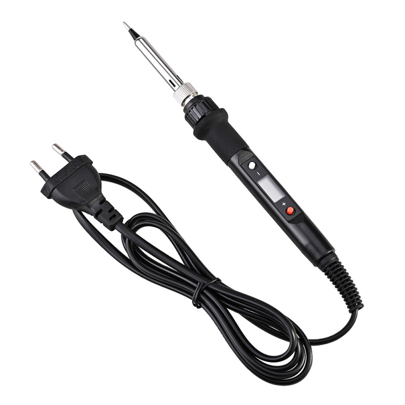 220V/110V 80W Temperature Adjustable Digital Soldering Iron Kit - Welding Repair Tools