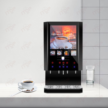 New Condition Commercial Office Coffee Machine with Four Flavors Hot and Cold Drinks and Core Motor Component