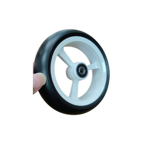 Rodas dianteiras de liga de alumínio de 5 polegadas