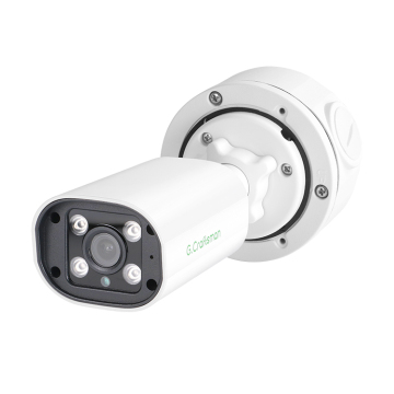 4MP POE CCTV IP Camera with Audio, Human Face Detection, Night Vision, Indoor/Outdoor Use, Waterproof, One-Way Audio - GX-PBFI-M4G(AG)