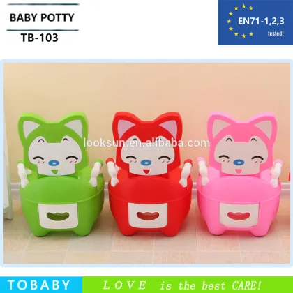 fox shape Baby potty training