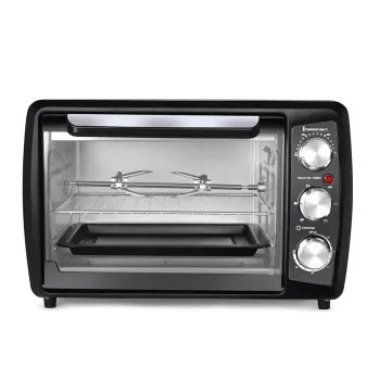 6-in-1 Rapid Hot Air Fryer Oven with Rotisserie Function