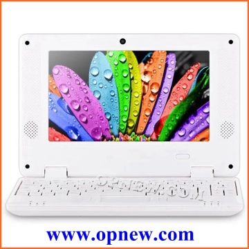 Cheap kids 7" Dual Core PC wm8880 Laptop PC Netbook 1.5Ghz Android 4.4 kitkat with WIFI HDM RJ45 USB port netbook