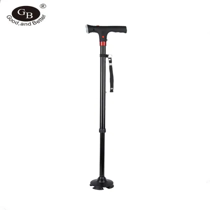 2016Hand Pressure Dynamo Alarm Lighting Adjustable Old Crutches