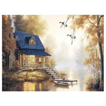 Cross Stitch Landscape Animal Diamond Pintura por atacado