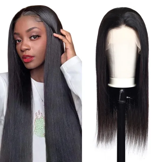 150% 180% 250% Lace Frontal Human Hair Wigs For Black Women,Wholesale Price Brazilian Virgin Hair Transparent Lace Front Wig