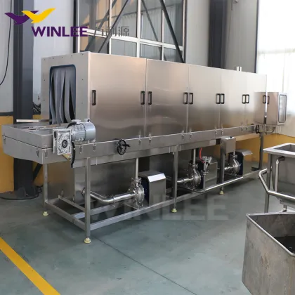 Industrial Bakery Crate Washing Machine & Tunnel Washer Systems for Food Industry
