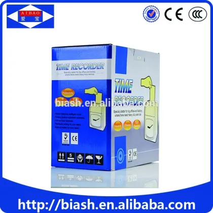 office punch card time record attendance machine