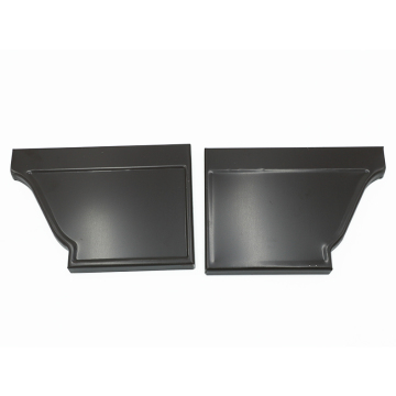 Custom Musket Brown K-Style Aluminum Gutter End Caps