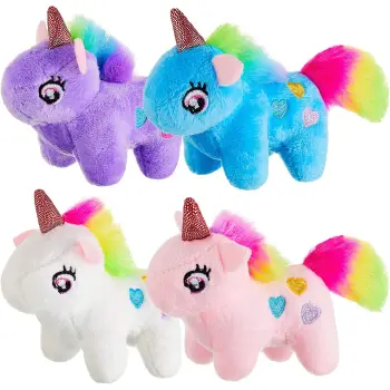 Factory Outlet: Unicorn Keychain Plush and Rainbow Plush Toys on Sale