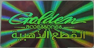 3D laser anti-counterfeit hologram sticker