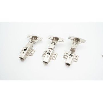 Elegant titanium plated gold cabinet hinge