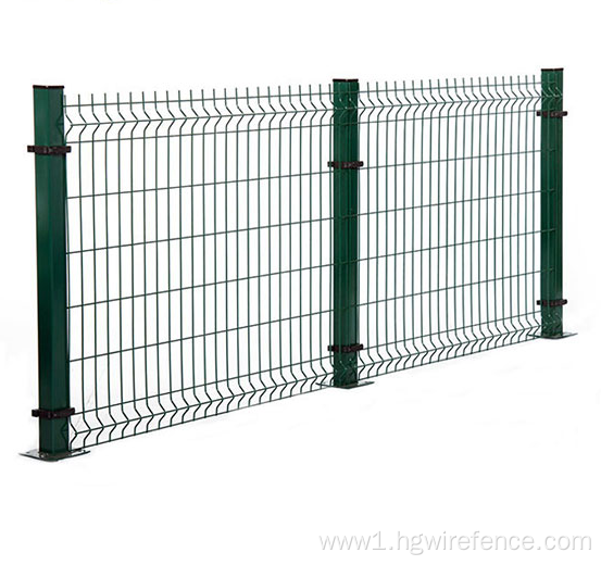 50 x 200 mm galvanized+power coated peach-shaped fence