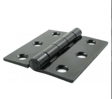 Traditional Black Butt Hinges 3"