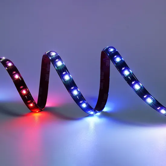 WS2812 RGB LED Strip Lights: 5V/12V/24V, IP65 Waterproof, Addressable with Silicone Dropping